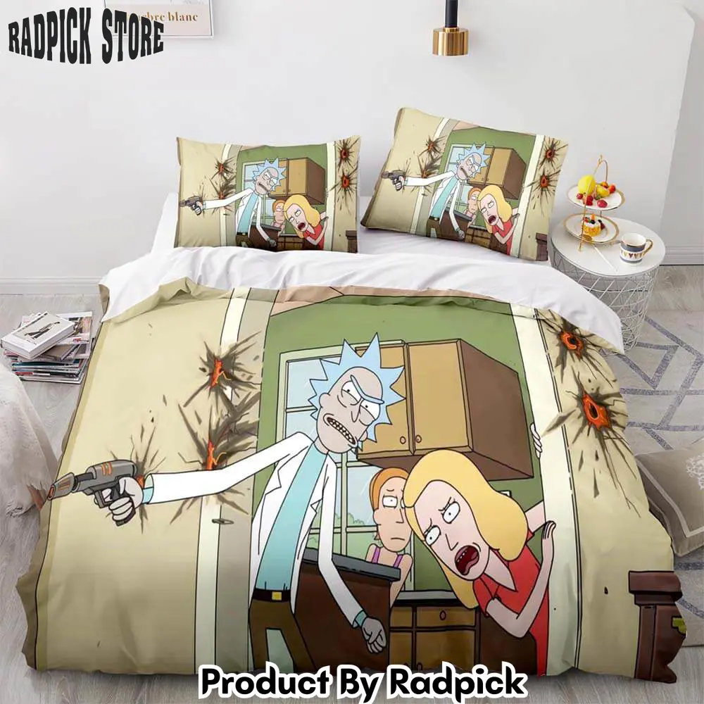 Rickand morty season5 bedding set quilt duvet cover bedding sets  rp0424637